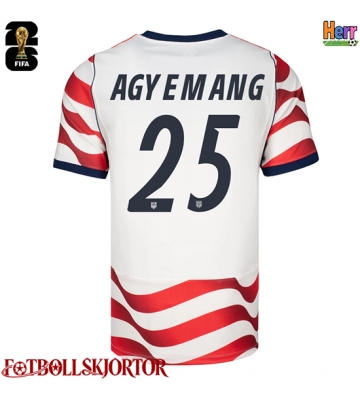 Förenta stater Patrick Agyemang #25 Hemmatröja VM 2026 Kortärmad